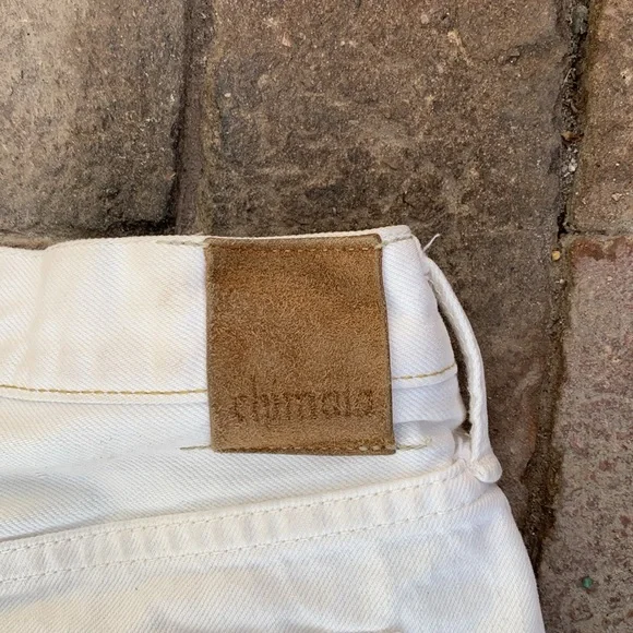 White Distressed Chimala Ankle Jeans 27 - Picture 4 of 4